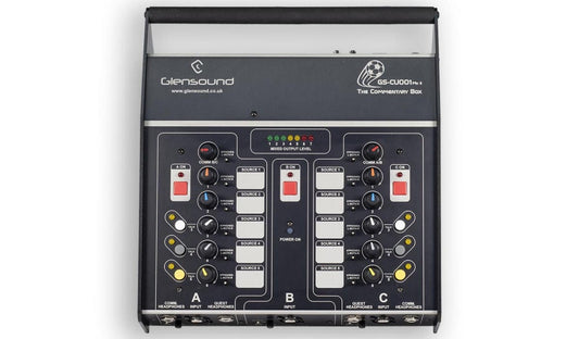 Glensound CU001 Ravenna V1 | Three Commentator Unit With Electronic Balancing