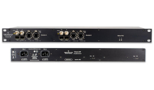 Glensound Charon 8R2 | Twin Rack Mount 8 Channel Dante/SDI embedder de-embedder