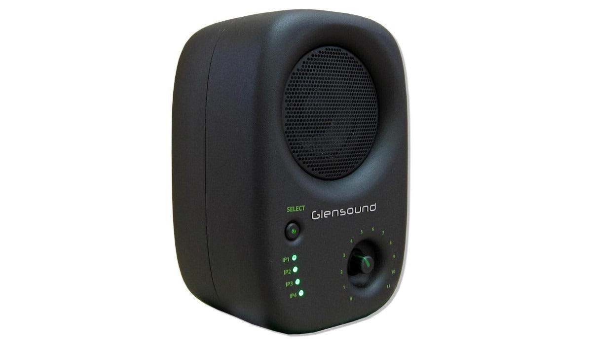 Glensound DIVINE WHITE | PoE Powered 4 Input Active DSP & Network Controlled Loudspeaker. Remote control with grouping.