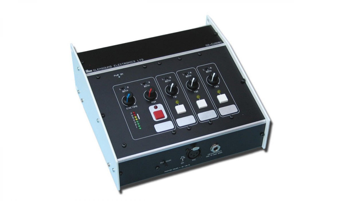 Glensound GS-CU008/C | Single Commentators Box With Three Talkback Circuits