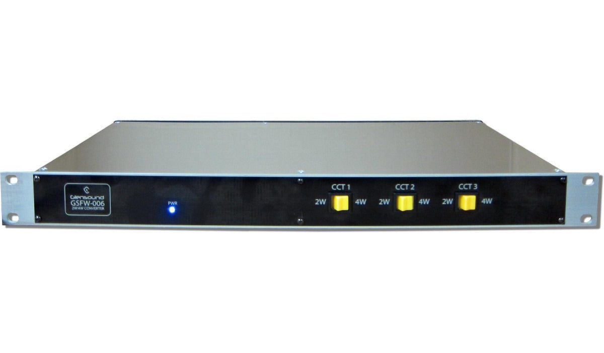 Glensound GS-FW006 | Triple 4 Wire To 2 Wire 1U Rack