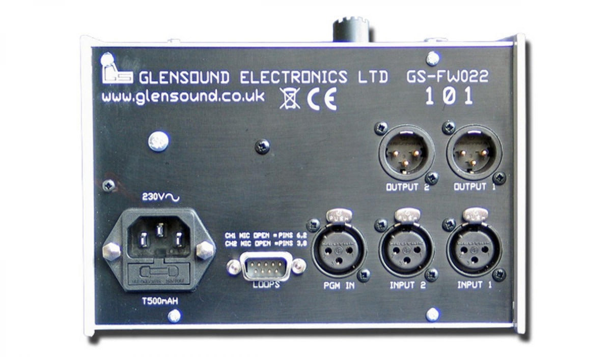 Glensound GS-FW022 | Versatile Two Channel 4 Wire Desktop Unit