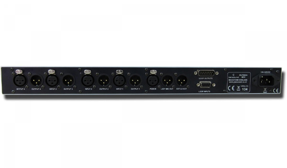 Glensound GS-FW024 | Four Channel 4 Wire Subrack