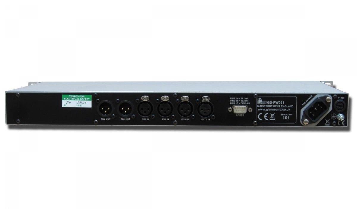 Glensound GS-FW031 | Two Channel 4 Wire subrack with IFB