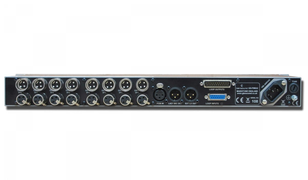 Glensound GS-FW032 | Eight Channel 4 Wire Subrack