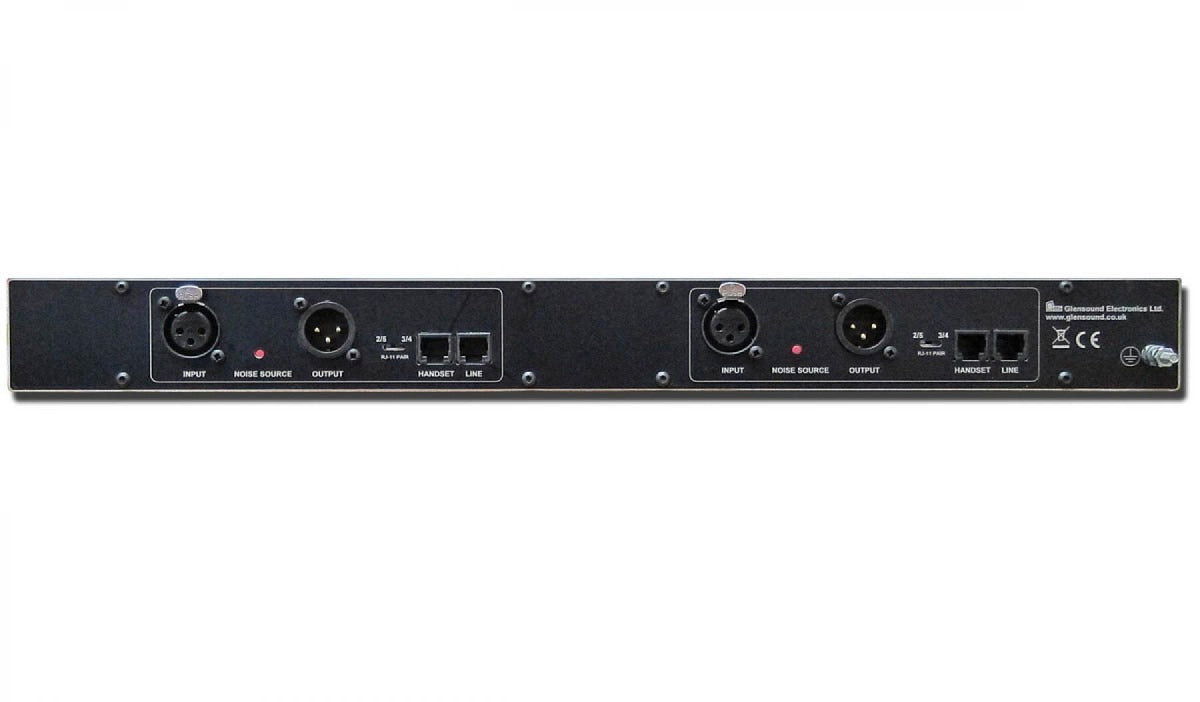 Glensound GS-PASTE201/R2 | Twin, Rack Mount Line Powered Telephone Balancing Unit