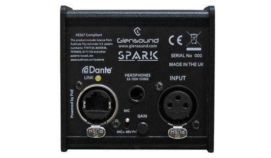 Glensound SPARK 3 | Sub Compact Single User Commentary With 3 Talkback Channels