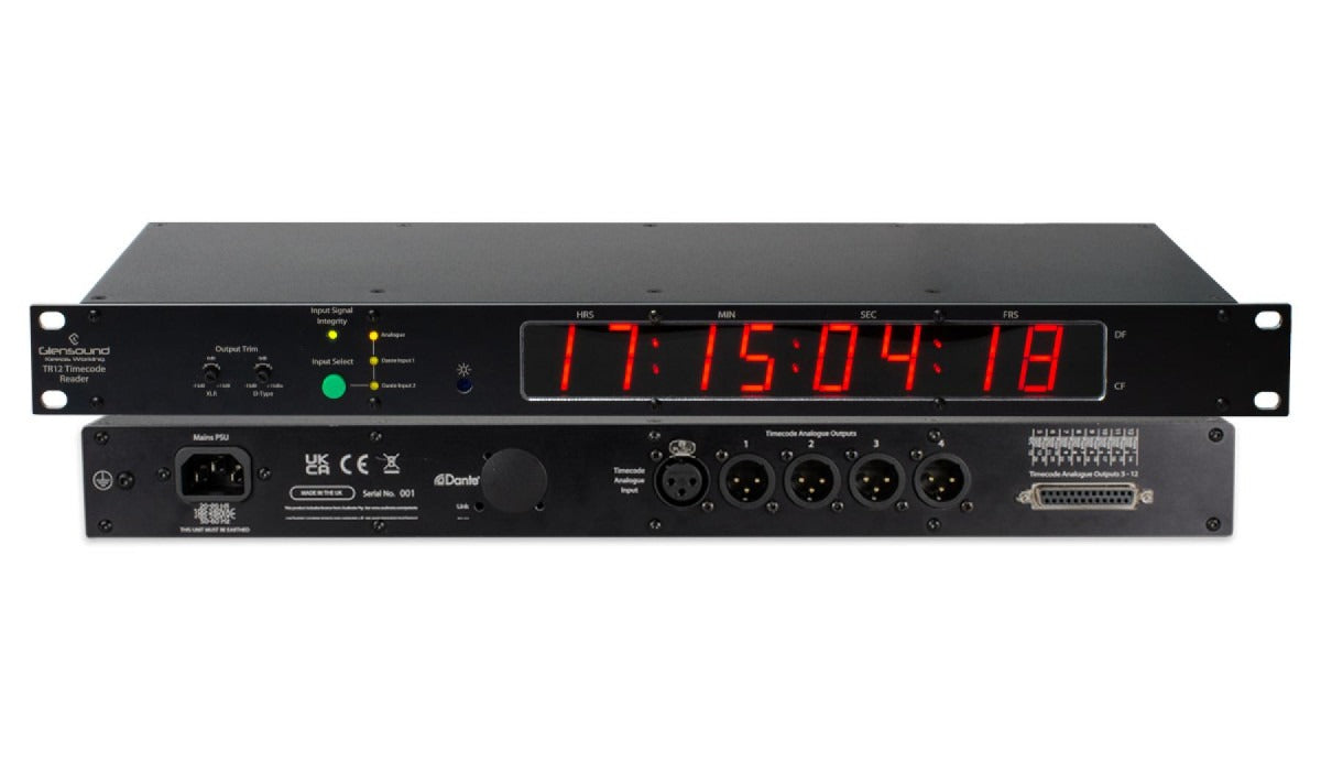 Glensound TR-12 | Large Timecode Reader & Distributor