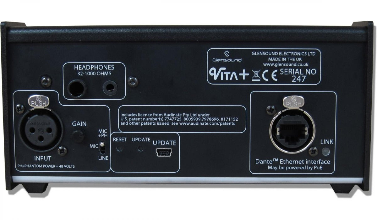 Glensound VITA BB Plus | Dante/ AES67 Announcers Box