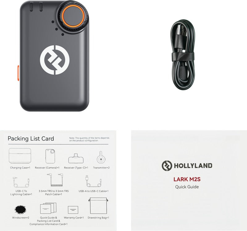 Hollyland LARK M2S Camera Receiver (Space Gray) Fit for Lark M2S