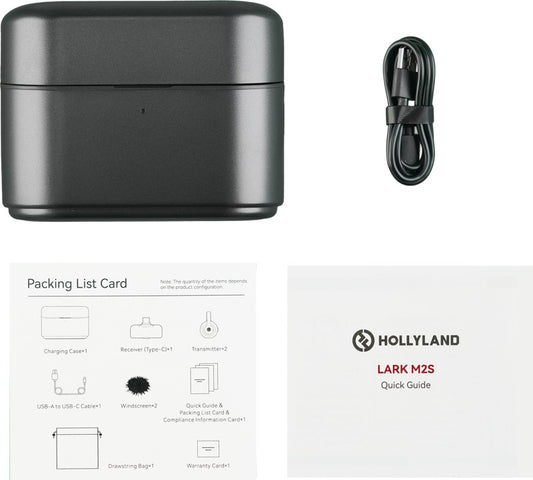 Hollyland LARK M2S Mobile Version Charging Case (Space Gray) Fit for Lark M2S