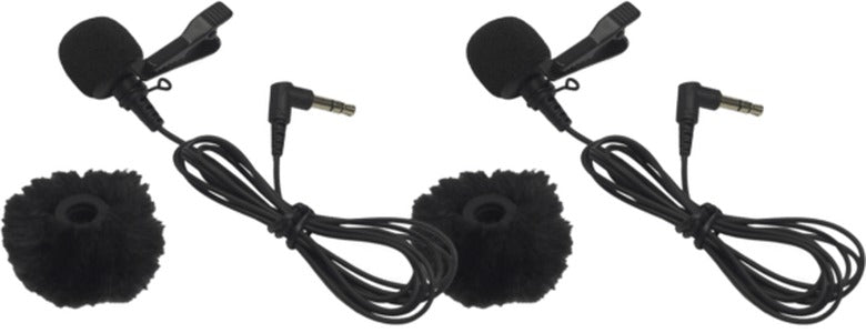 Hollyland Omnidirectional Lavalier Microphone (Black 2-Pack) for Lark Max 2