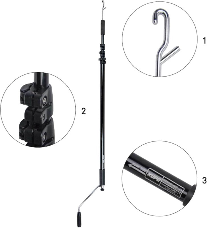 Kupo KCP-206 Telescopic Operating Pole ( 1.9~6.4M)
