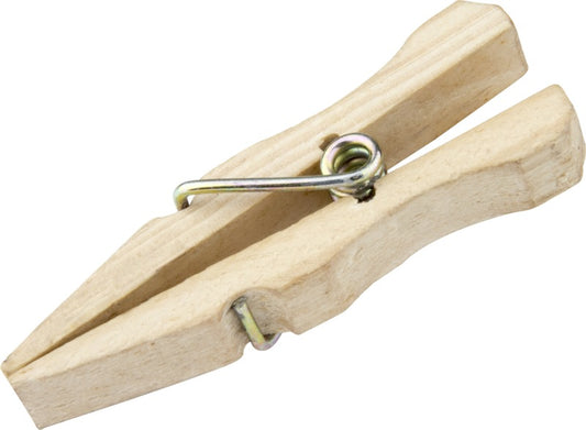 Kupo KCP-347 Wood C47 Spring-Type Clothspins (50 Pcs Per Bag)