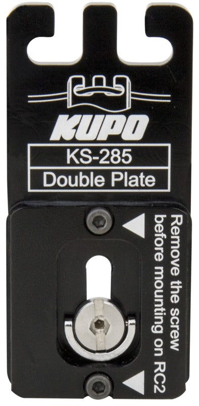Kupo KS-285 Double Plate( Quick Release Plate For Arca-Swiss & Rc2 )