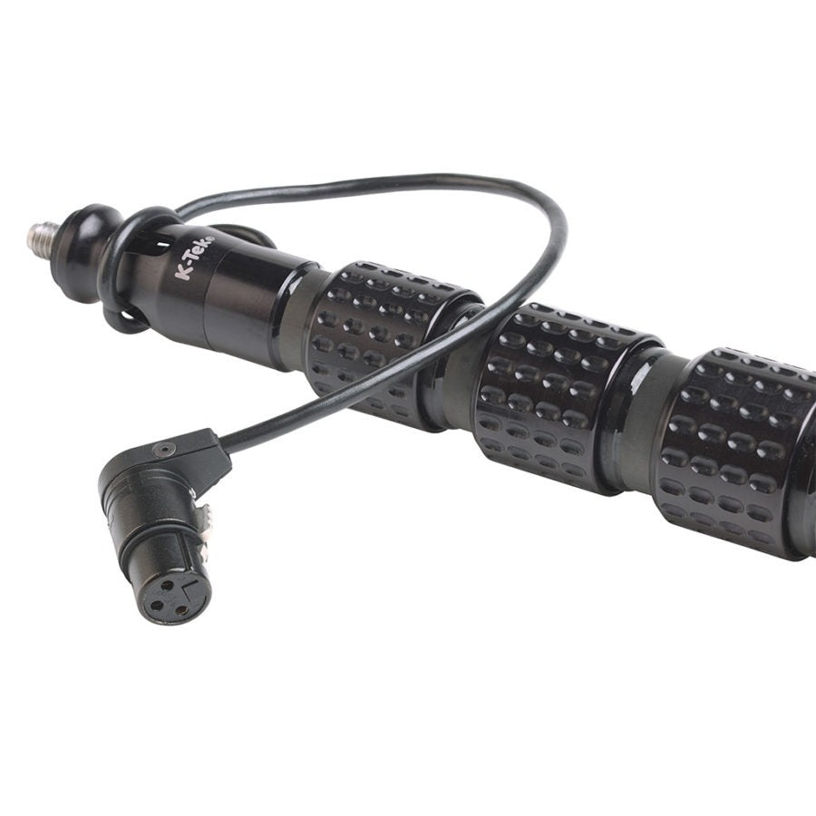 K-Tek KP16CCR | Mighty Boom 16′, Graphite, 6 section, internal coiled cabled, side exit, Boompole