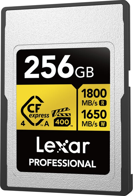 Lexar CFexpress 4.0 Pro Gold, VPG400/IP68, R1800/W1650 (Type A) 256GB
