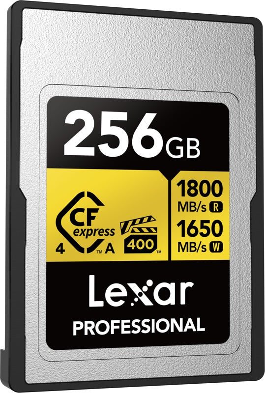 Lexar CFexpress 4.0 Pro Gold, VPG400/IP68, R1800/W1650 (Type A) 256GB