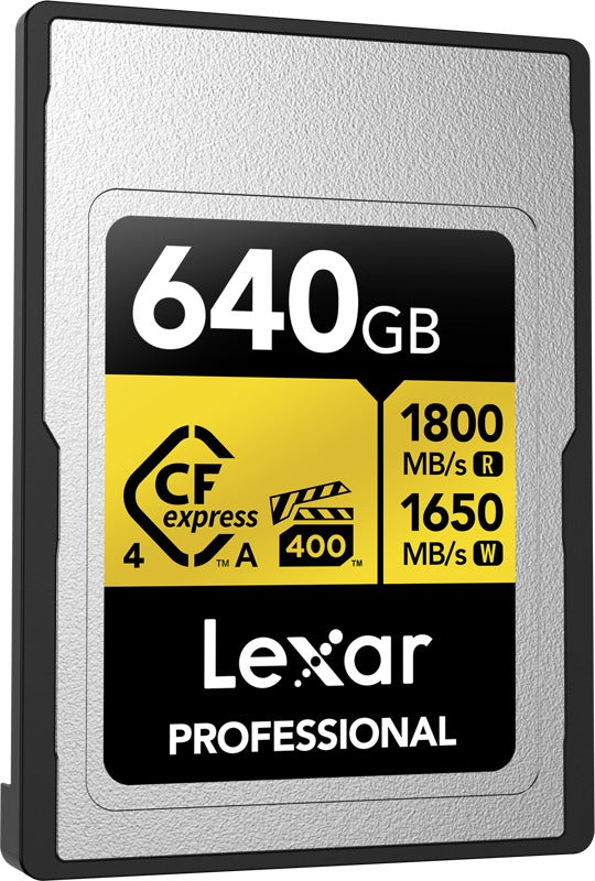 Lexar CFexpress 4.0 Pro Gold, VPG400, R1800/W1650 (Type A) 640GB