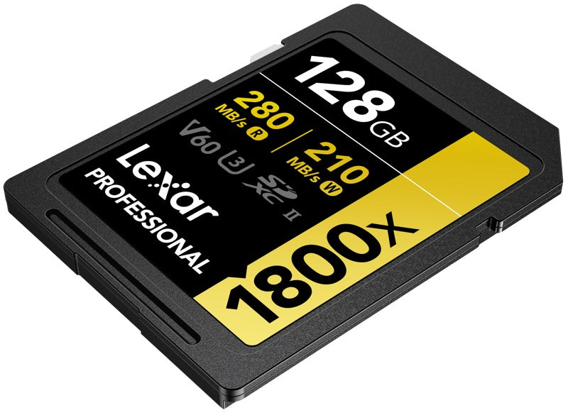 Lexar SDXC Pro 1800x U3 UHS-II R280/W210 (V60) 128GB