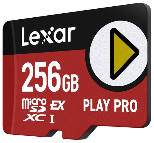 Lexar microSDXC Express PLAY Pro Express 7.1, R900/W600 C10 U3 UHS-I (V30) 256GB