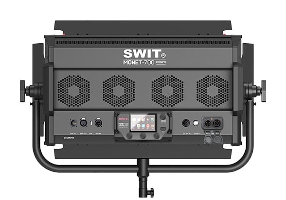 SWIT MONET-700 | 2nd Generation Professional RGBW panel LED light, 700W, SWIT Free Design for Lighting Studios