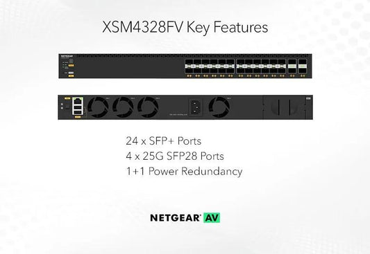 NETGEAR AV Managed Switch M4350-24F4V 03