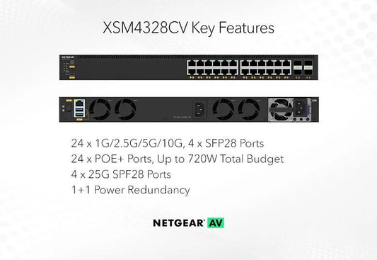 NETGEAR AV Managed Switch M4350-24X4V 03