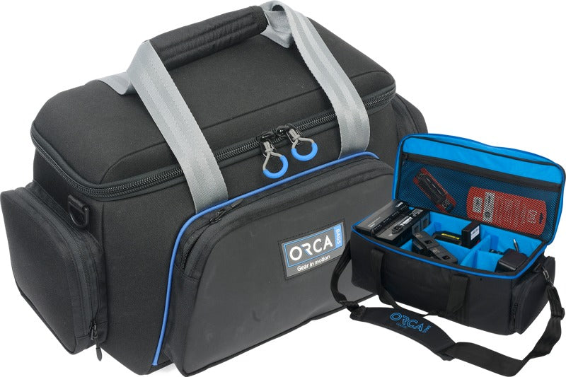Orca OR-504 Classic Shoulder Bag X-Small // Kit with free OR-128 Universial Accessories Medium Case