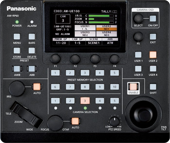 Panasonic AW-RP60GJ Remote Camera Controller