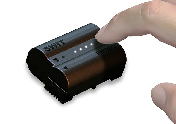 SWIT PowerCell EN-EL15c | USB-C EN-EL15c 16Wh DC battery Outlasts the Originals, with Status Indicators, for DSLR/Mirrorless e.g. Nikon Z8, Z9, ZR,Z5II cameras