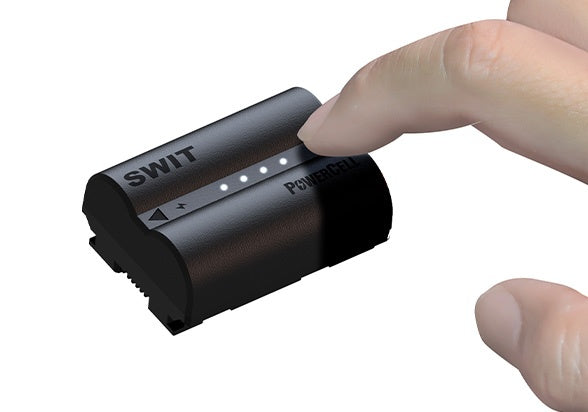 SWIT PowerCell NP-W235 | USB-C NP-W235 16Wh DC battery Outlasts the Originals, with Status Indicators, for DSLR/Mirrorless e.g. Fujifilm X-T4/T5,GFX100II,GFX50S II,GFX ETERNA 55 cameras