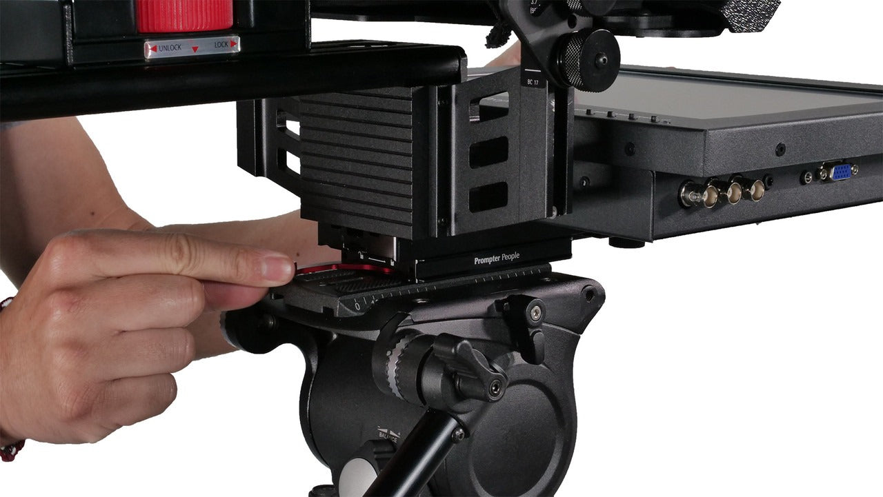 ProLine Plus 12" Teleprompter With A Pro 400 NIT HDMI | 3G-SDI Teleprompter With 65/35 Optical Quality Glass | Free Professional Software Included