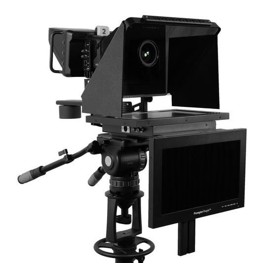 ProLine Plus 12" Widescreen Teleprompter With 400 NIT, 3G-SDI/HDMI Monitor And 12" Talent Monitor