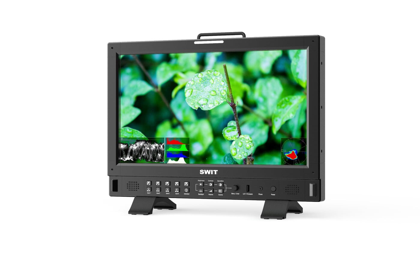 SWIT BM-U175 | 17" 8K 4x12GSDI HDR Zero-Delay Reference UHD Monitor with Auto-Calibration