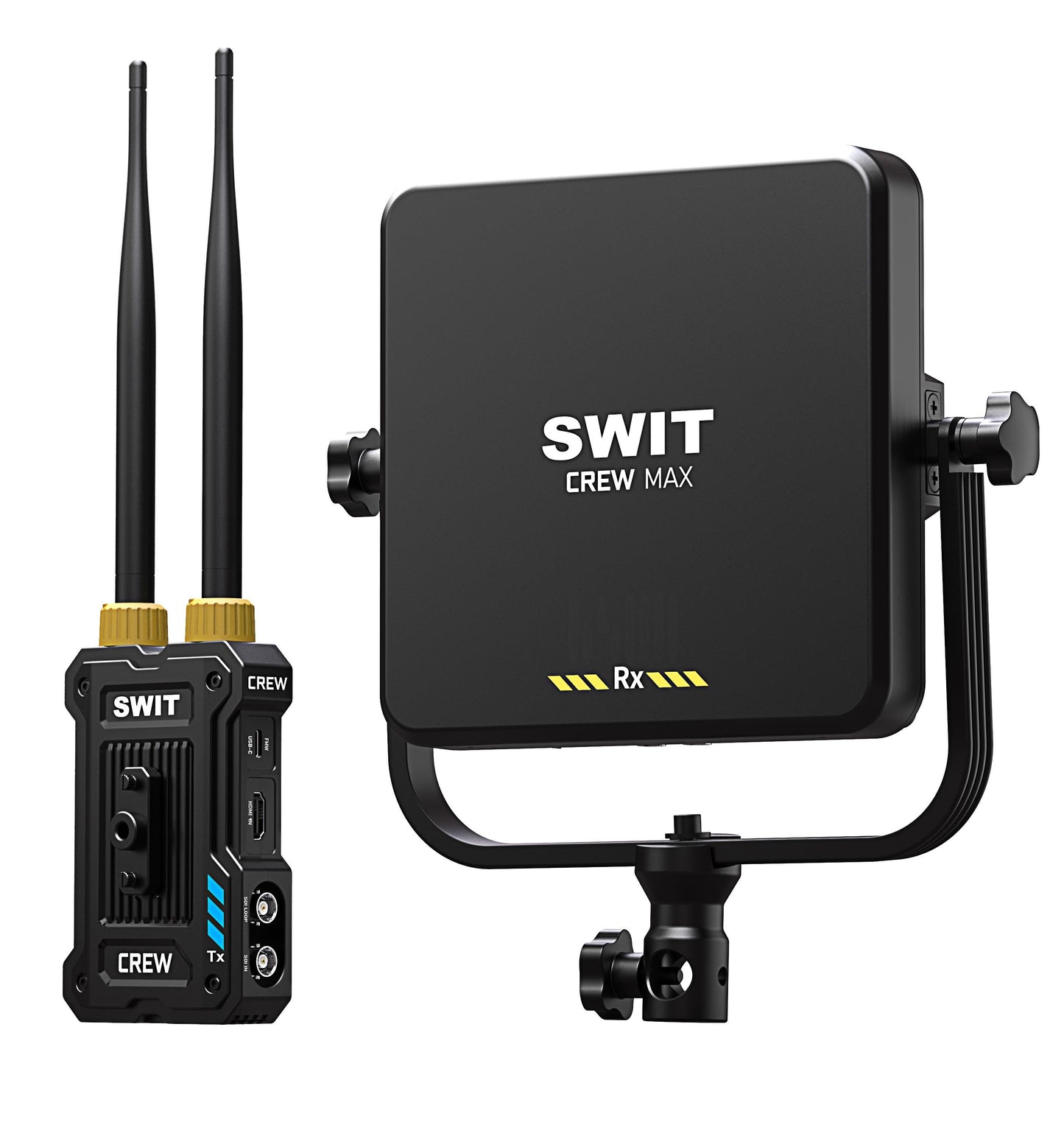 SWIT CREW MAX | 10000feet(3000m) 3rd Gen. professional Wireless FHD Video Transmission with Tx NP-F plate, Super Multicast, Super Anti-interference, No-delay