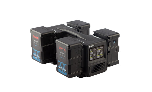 SWIT PC-P461B | 4ch x max 6A Top Fast Simultaneous 28V/14V Charger, B-mount