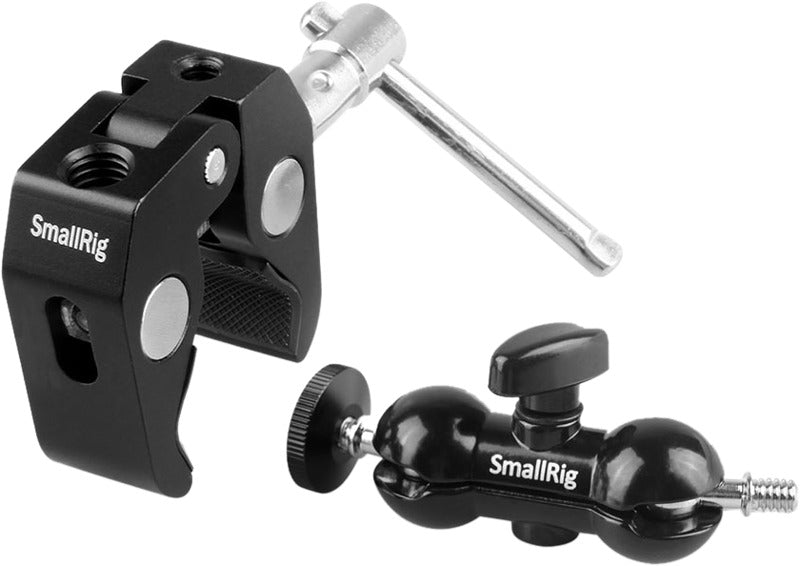 SmallRig 1138 Double BallHead w/Clamp & 1/4" Screw