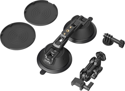 SmallRig 3566 Suction Cup Portable Dual with Camera Mount SC-2K