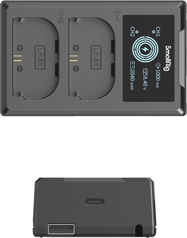 SmallRig 4084 Battery Charger For LP-E6 Batteries