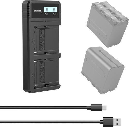 SmallRig 4086 Battery Charger For NP-F970 Batteries