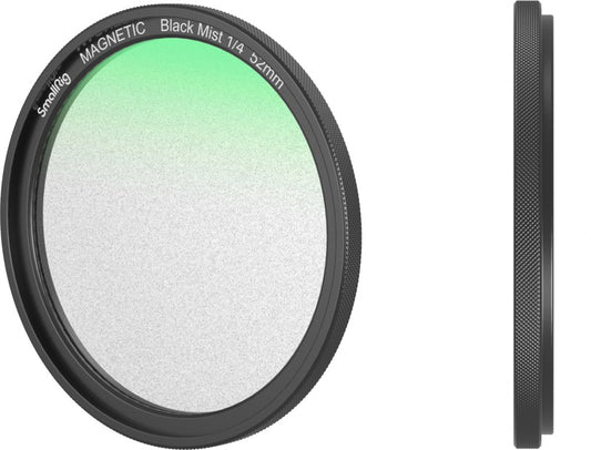 SmallRig 4217 MagEase Magnetic 1/4 Effect Black Mist Filter Kit (52mm)