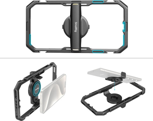 SmallRig 4704 All-in-One Video Kit for Smartphone Creators Qucik Pro Edition