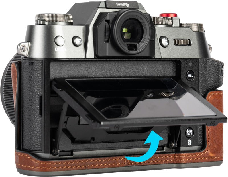 SmallRig 4710 Leather Half Case Kit for Fujifilm X-T50 Brown