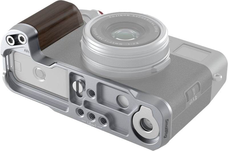 SmallRig 4804 Wooden L-Shape Grip for FUJIFILM X100VI / X100V Sliver