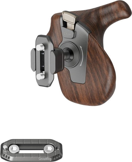 SmallRig 5192 ImageGrip Series Wooden Handle with NATO Clamp (Right Side)