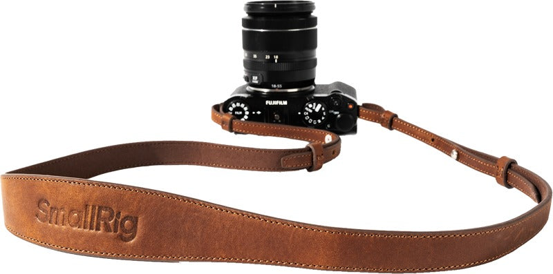 SmallRig 5209 Universal Leather Camera Shoulder Strap Brown