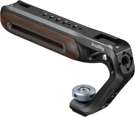 SmallRig 5250 Wooden Top Handle with Cold Shoe Mount