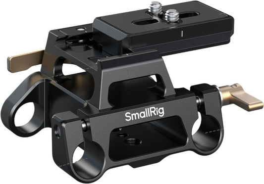 SmallRig 5365 Arca-Type Mount Plate Kit with 15mm Dual Rod Clamp