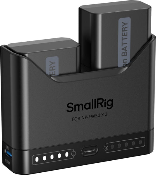 SmallRig 5488 Turbo Charging Kit for NP-FW50 Camera Batteries